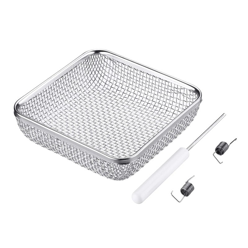 Miady RV Furnace Vent Screen, Flying Insect Bug Cover Camper Heater Exhaust Vents - 4.5x4.5 Stainless Steel Mesh Screens - Installation Tool Included - Image 1